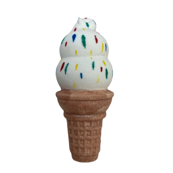 Ice cream cone bath bomb