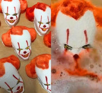 Clown Bath bomb "bleeds" red