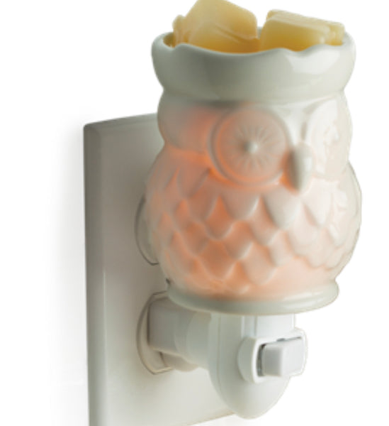 Owl pluggable wax warmer, wax burner