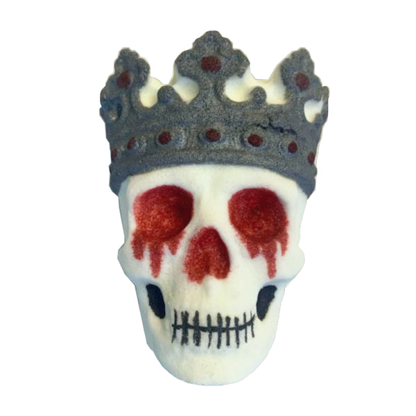 King Skull bath bomb “bleeds” back