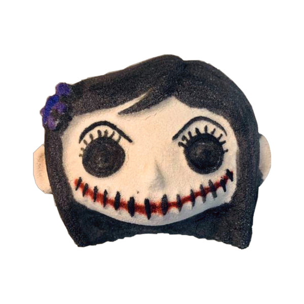 Button eyes zombie girl Bath bomb