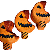 Bitten pumpkin bath bomb