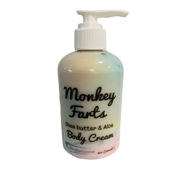 Monkey Farts Shea butter and aloe body cream