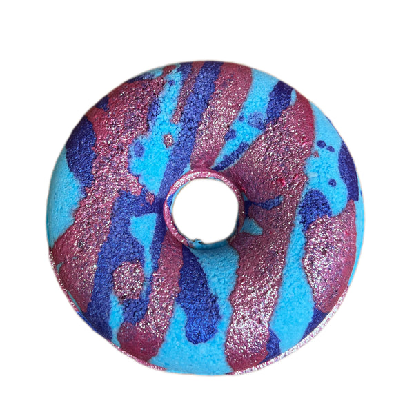 Blueberry Cheesecake donut bath bomb